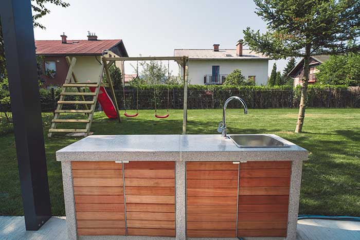 Outdoor Kitchen Installation