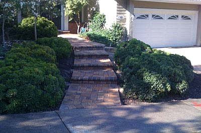 Brick Stairs Installation